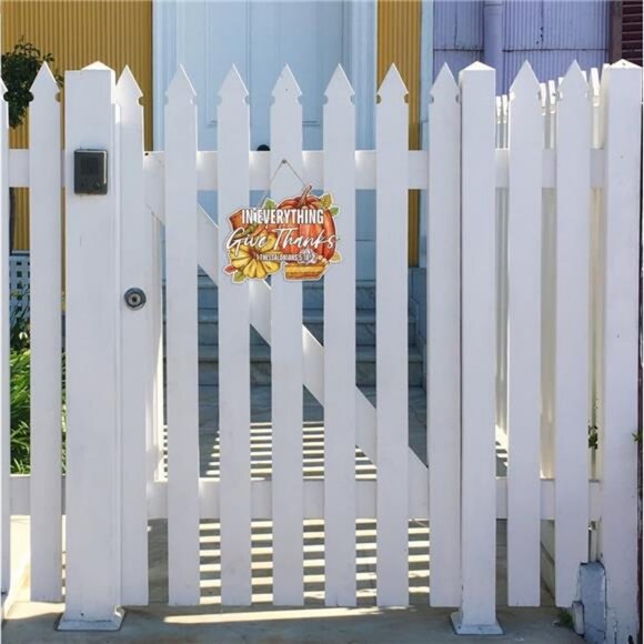 Thanksgiving Door Sign Decor, Scripture Wall Art, Christian Wood Signs, Autumn - Picture 6 of 7